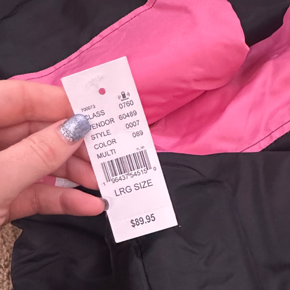 Pacsun x Barbie Black White Pink Quilted Racer Motorcycle Jacket - Picture 10 of 16